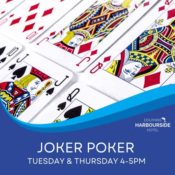 Joker Poker - Tues and Thurs 4-5pm